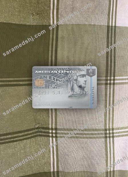 USA USAA bank AMEX platinum card photolook front